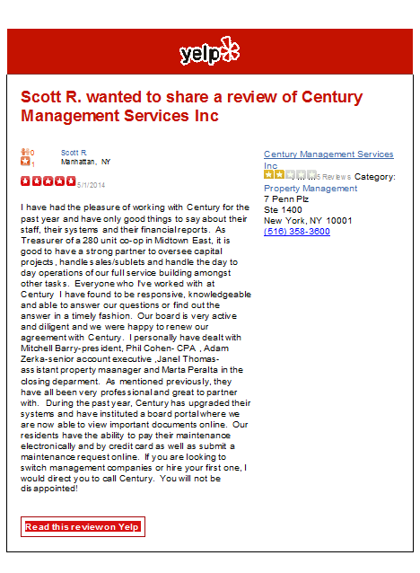Scott Rifkin Yelp Review